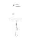TRES SHOWER TECHNOLOGY Zestaw elektronicznej baterii termostatycznej podtynkowej 2-drożnej Shower technology prysznicowej-09286558