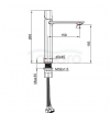 LAVEO Bateria umywalkowa nablatowa TORES BVT_02ND