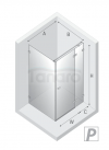 NEW TRENDY Kabina prysznicowa Avexa 90x100x200, pojedyncze drzwi szkło 6mm z powłoką ACTIVE SHIELD EXK-1473/EXK-1474