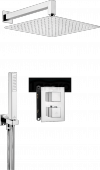 DEANTE - Zestaw BOX Chrom podtynkowy termostatyczny kwadratowy  BXYZ0EAT