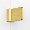 NEW TRENDY Kabina prysznicowa z uchwytem relingowym prawa AVEXA GOLD BRUSHED 80x110x200 EXK-3044