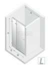 NEW TRENDY Drzwi prysznicowe wnękowe AVEXA WHITE 90x200 EXK-2689/2690