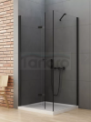 NEW TRENDY Kabina prysznicowa składana NEW SOLEO BLACK 100x80x195 