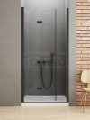 NEW TRENDY Drzwi wnękowe prysznicowe składane NEW SOLEO BLACK 90x195 D-0223A