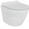 AQUAFORM - miska wc VIGO Rimless z deską duroplastową SLIM wolnoopadającą, kolor biały  CE-MW-003-11-RIM