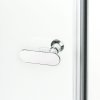 NEW TRENDY Kabina prysznicowa drzwi uchylne NEW SOLEO 90x80 D-0141A/D-0087B