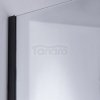 HYDROSAN - Ścianka prysznicowa Walk-In SH07C 90 BLACK / CZARNA