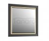 KROFAM - Lustro CHIC 80x80cm, czarna satyna CH 8095-45/43Z-W