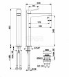 ARMATURA KRAKÓW KFA Bateria umywalkowa nablatowa MALAGA CHROM 4522-712-00