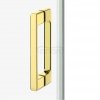 NEW TRENDY Kabina prysznicowa drzwi podwójne przesuwne PRIME LIGHT GOLD 80x90x200 K-1186