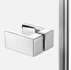 NEW TRENDY Kabina prysznicowa Avexa 110x120x200, pojedyncze drzwi szkło 6mm z powłoką ACTIVE SHIELD EXK-1501/EXK-1502
