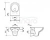 CERSANIT - Miska zawieszana CITY NEW Cleanon box  K35-028