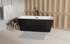 BESCO Wanna wolnostojąca 160x80 Evita B&W #WAS-160EB