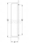 OMNIRES - Wieszak na ręcznik, 37 cm DARLING DA70230GL