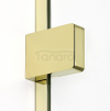 NEW TRENDY Parawan nawannowy Eventa Gold Shine 50x150, jednoelementowy, wspornik skośny EXK-4892