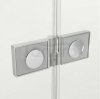 New Trendy - Drzwi prysznicowe pojedyncze uchylne NEW SOLEO z oddzielną ścianką stałą / Linia Gold Rozmiary 90-110 cm