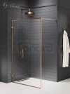 NEW TRENDY Kabina prysznicowa ścianka walk-in AVEXA COPPER BRUSHED 110cm EXK-3800