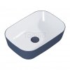 ELITA UMYWALKA NABLATOWA RENI BICOLOR WHITE HG / NAVY BLUE MATT RE040460896170