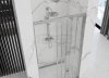 REA - Drzwi prysznicowe przesuwne ALEX Chrom  100cm