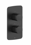 ARMATURA KRAKÓW KFA Bateria termostatyczna podtynkowa MALAGA BLACK 5759-001-81