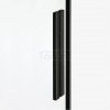NEW TRENDY Kabina przyścienna SMART BLACK 110x80x200 EXK-4177