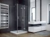 BESCO Kabina prysznicowa Viva Chrom 90x90x195 Viva Chrom Prawa VKP-90-195-C