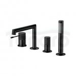 CERSANIT - Bateria nawannowa wielootworowa ZEN by Cersanit czarna  S951-568