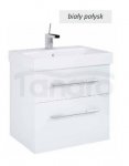 AQUAFORM - szafka podumywalkowa dwu szufladowa MADRID 80 biały połysk AQ.401-164344