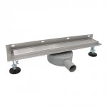AQUALINE Odpływ przyścienny 2w1 z obrotowym syfonem 360° 60cm LSR04600