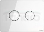 CERSANIT - Przycisk pneumatyczny ACCENTO Circle szkło białe  S97-055