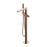 OMNIRES Bateria wannowa wolnostojąca CONTOUR miedź szczotkowana CT8033CPB