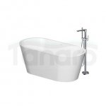 CERSANIT - Set B719: wanna wolnostojąca owalna INVERTO by Cersanit 170x80 z baterią wolnostojącą INVERTO by Cersanit chrom  S601-138