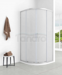 AQUAFORM Kabina prysznicowa AZUL półokrągła 90x90x185 szkło mrożone 5mm profil chrom AQ.100-501106