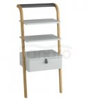 KROFAM - Regał MOSS 50 cm, jasno szary  MO 5005-46Z-S