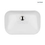 Oltens Solvig umywalka 51x34 cm nablatowa owalna biała 40322000