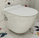 AQUAFORM - miska wc MARBELLA-2 Rimless z funkcją bidetu, kolor biały CE-MW-012-11-49