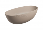 OMNIRES Wanna wolnostojąca SHELL M+ 148 x 75 cm dune beige mat SHELL148WWDB