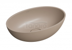 OMNIRES umywalka nablatowa, 50 x 32 cm  SHELL M+ dune beige mat (DB) SHELL500UNDB