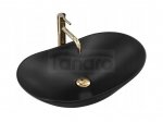 REA - Umywalka nablatowa ROYAL 60 Black Mat