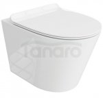 AQUAFORM - miska wc OVIEDO Rimless z deską duroplastową SLIM wolnoopadającą, kolor biały  CE-MW-003-11-51