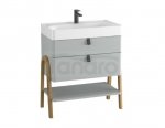 KROFAM - Szafka pod umywalkę MOSS 70 cm, jasno szary  MO 7070-46Z-S