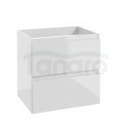 AQUAFORM - szafka podumywalkowa / podblatowa 2S 60 OTTIMA biały połysk  AQ.401-1106011