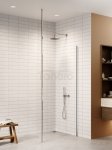 NEW TRENDY Kabina prysznicowa NESTA WALK-IN U 80x200 szkło czyste 8mm Active Shield 2.0 - WSPORNIK SUFITOWY K-1715-WS