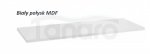 AQUAFORM - blat umywalkowy OTTIMA 80 pełny 80X2,5X46 Biały połysk  AQ.401-1708011