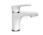 LAVEO Alea - bateria umywalkowa stojąca biała-chrom BLE_622D