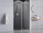 BESCO Drzwi prysznicowe przesuwne Zarya Chrom 100 DZ-100