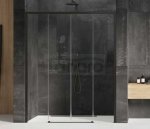 NEW TRENDY - Drzwi wnękowe prysznicowe przesuwne PRIME BLACK 200cm  D-0347A	