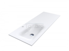 MIRAGGIO Umywalka meblowa JESSEL 120x45 lewa biała 0001057 