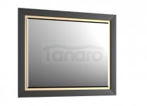 KROFAM - Lustro CHIC 100x80cm, czarny satyna CH2 CH 10095-45/43Z-W
