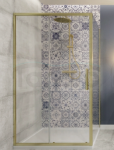 AQUAFORM Drzwi przesuwne INDIGO brushed gold 90x200 AQ.103-601117
